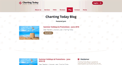 Desktop Screenshot of chartingtodayblog.com